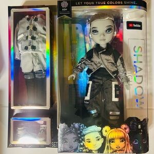 Rainbow High Shadow High Series 1 Ash Silverstone — NIB Black & White Edition